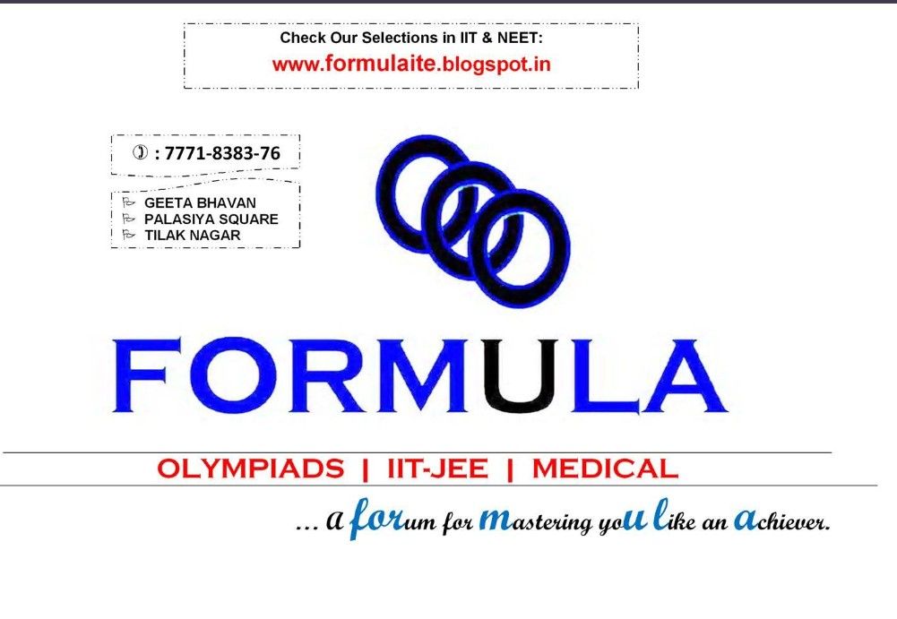 FORMULA Physics Classes